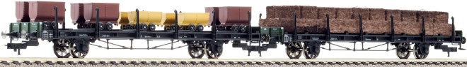 Set of 2 Flat cars with load<br /><a href='images/pictures/Fleischmann/581102.jpg' target='_blank'>Full size image</a>